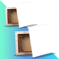 Lot 2 Toiles - 22 x 27 cm