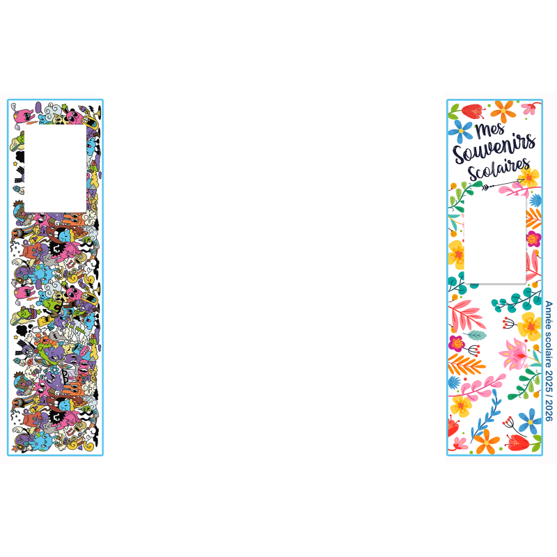 Planche 10 vues + 2 marques pages FUN