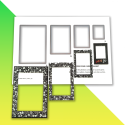 Planche photos + 4 cadres magnets