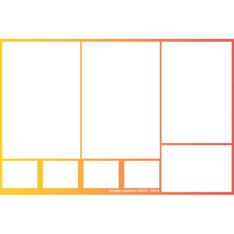 Planche Photos 8 vues - Noir & Blanc