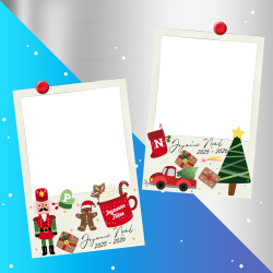2 Magnets Polaroids Noël 2025-2026