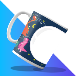 Mug "Dinosaure" Frère/Soeur