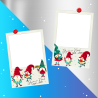2 Magnets Polaroids Noël