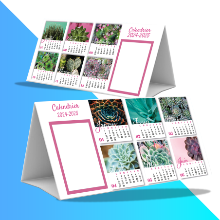 Calendrier Cactus 2024-2025